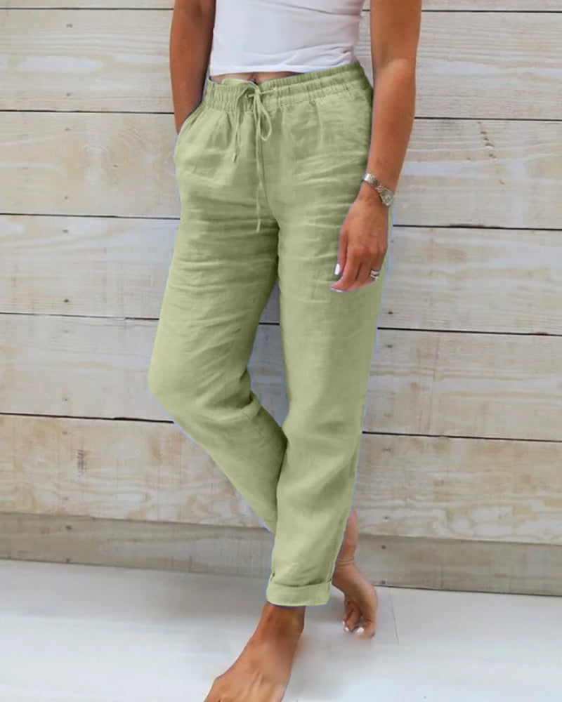 ALLISON | Pantalones con cinturilla elástica