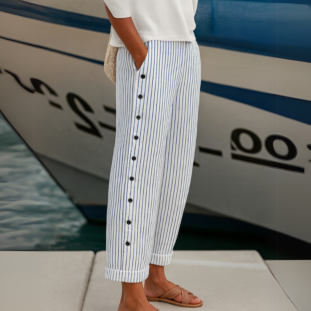 CAITLIN | Pantalones con rayas