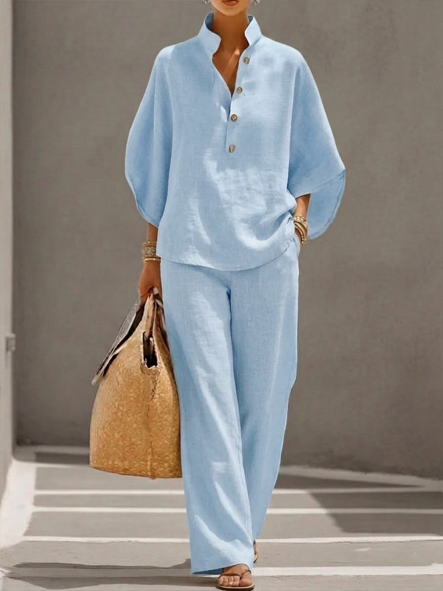 NEVA | Conjunto con pantalón ancho