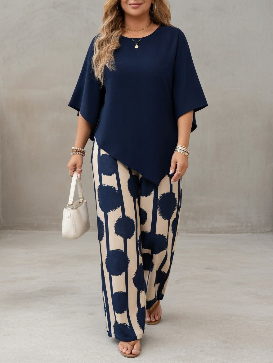 NYNA | Conjunto con pantalón ancho