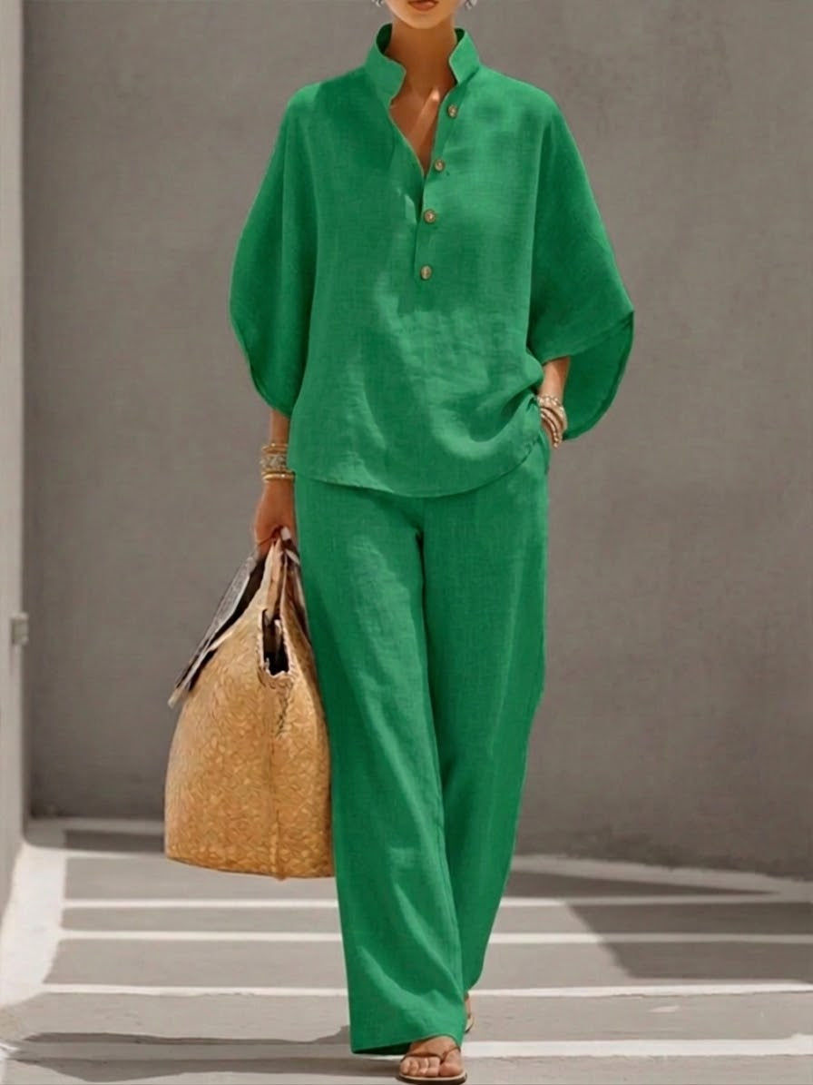NEVA | Conjunto con pantalón ancho