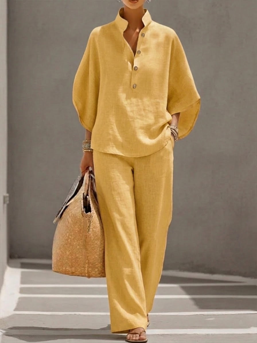 NEVA | Conjunto con pantalón ancho