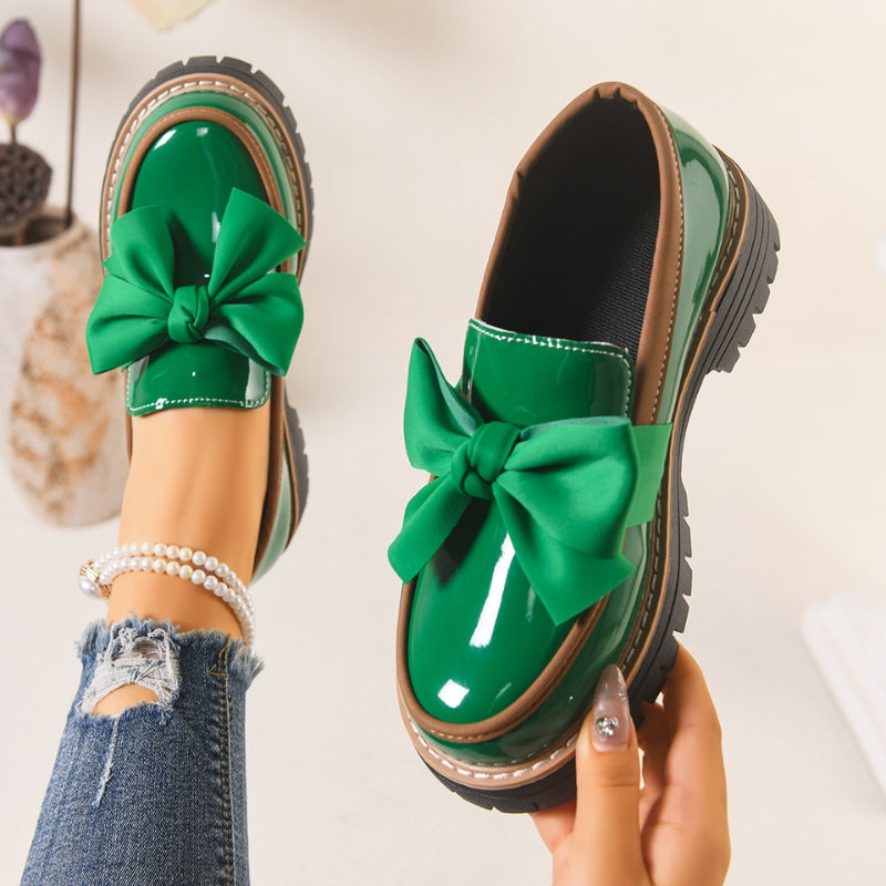 BONITA | Mocasines con lazo texturizado