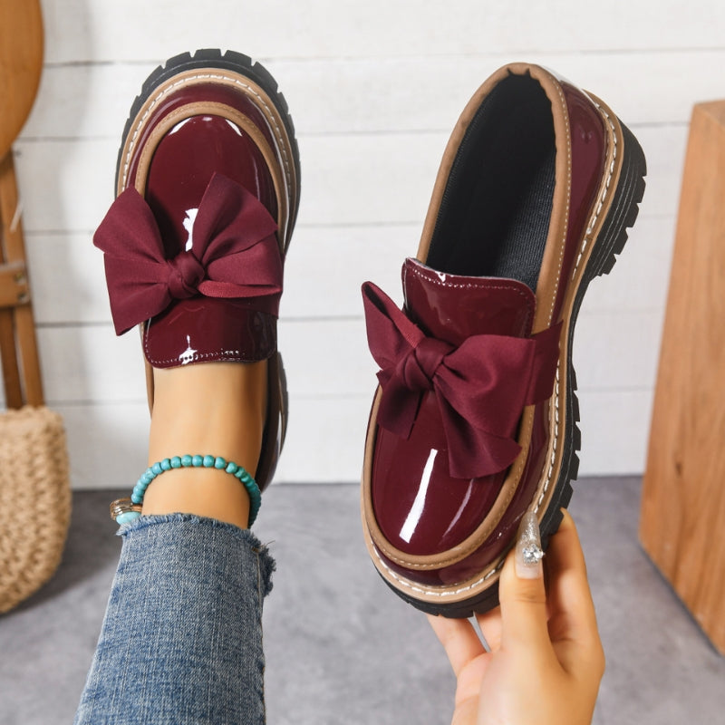 BONITA | Mocasines con lazo texturizado