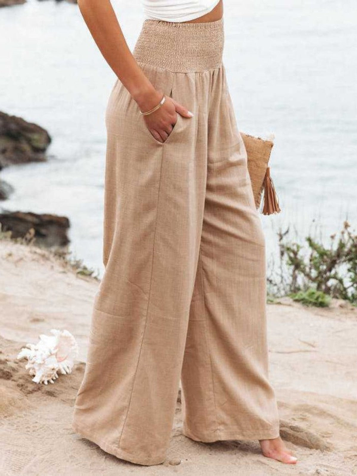 CARLA | Pantalones con pierna ancha