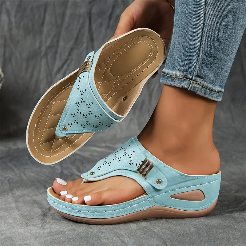 ELENA | Sandalias con tacón medio