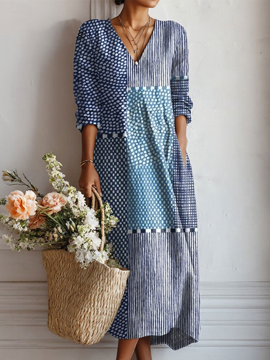 ELENA | Vestido con estampado de lunares