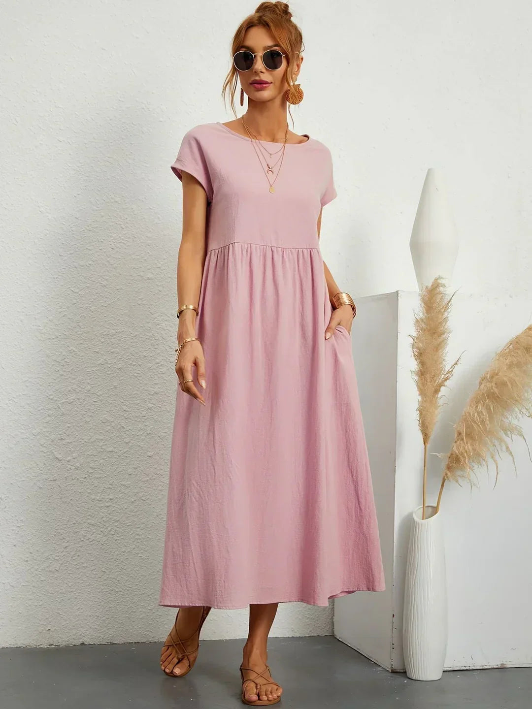GABRIELLE | Vestido midi fluido