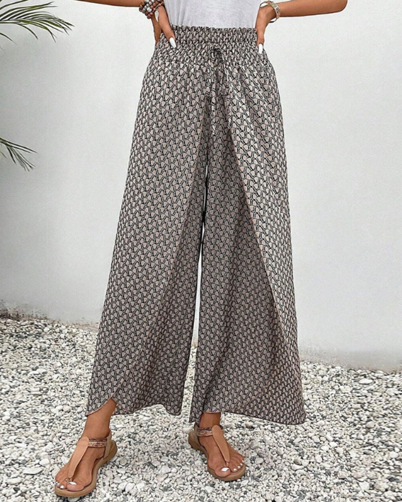 LUNARA | Pantalón con motivo geométrico