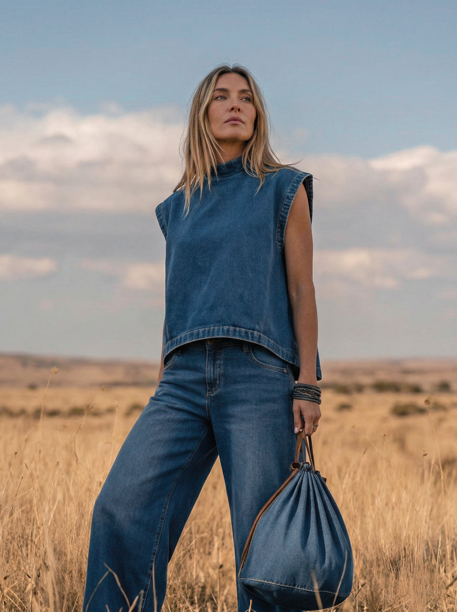 FE | Conjunto con pantalón ancho