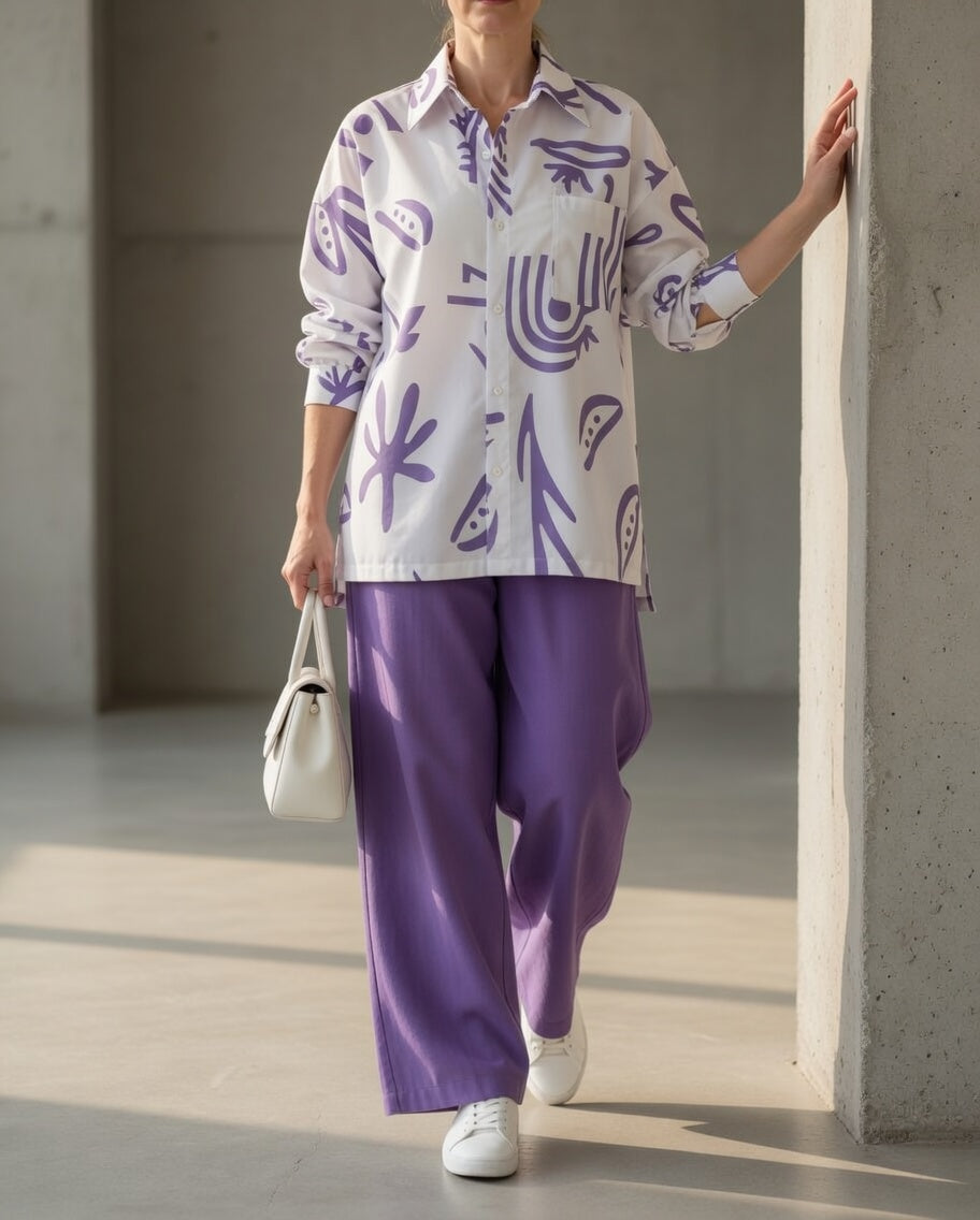 LELA | Conjunto con pantalón ancho