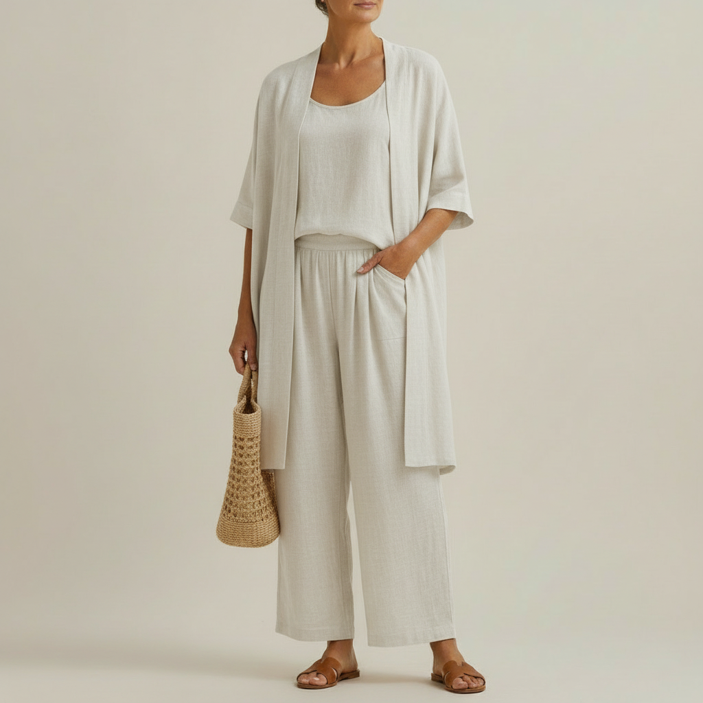 RISTEENA | Conjunto con blusa larga