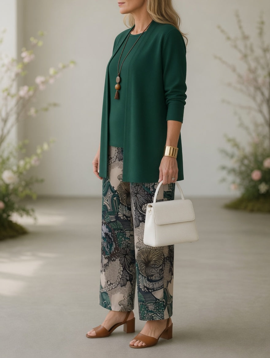 MAYTE | Conjunto con pantalones anchos