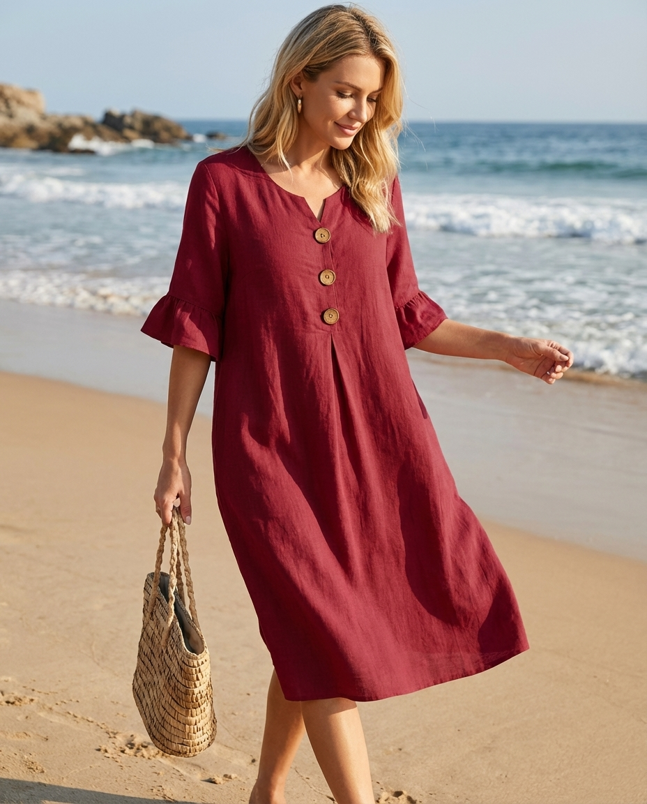SOFIA | Vestido ligero con cuello en V