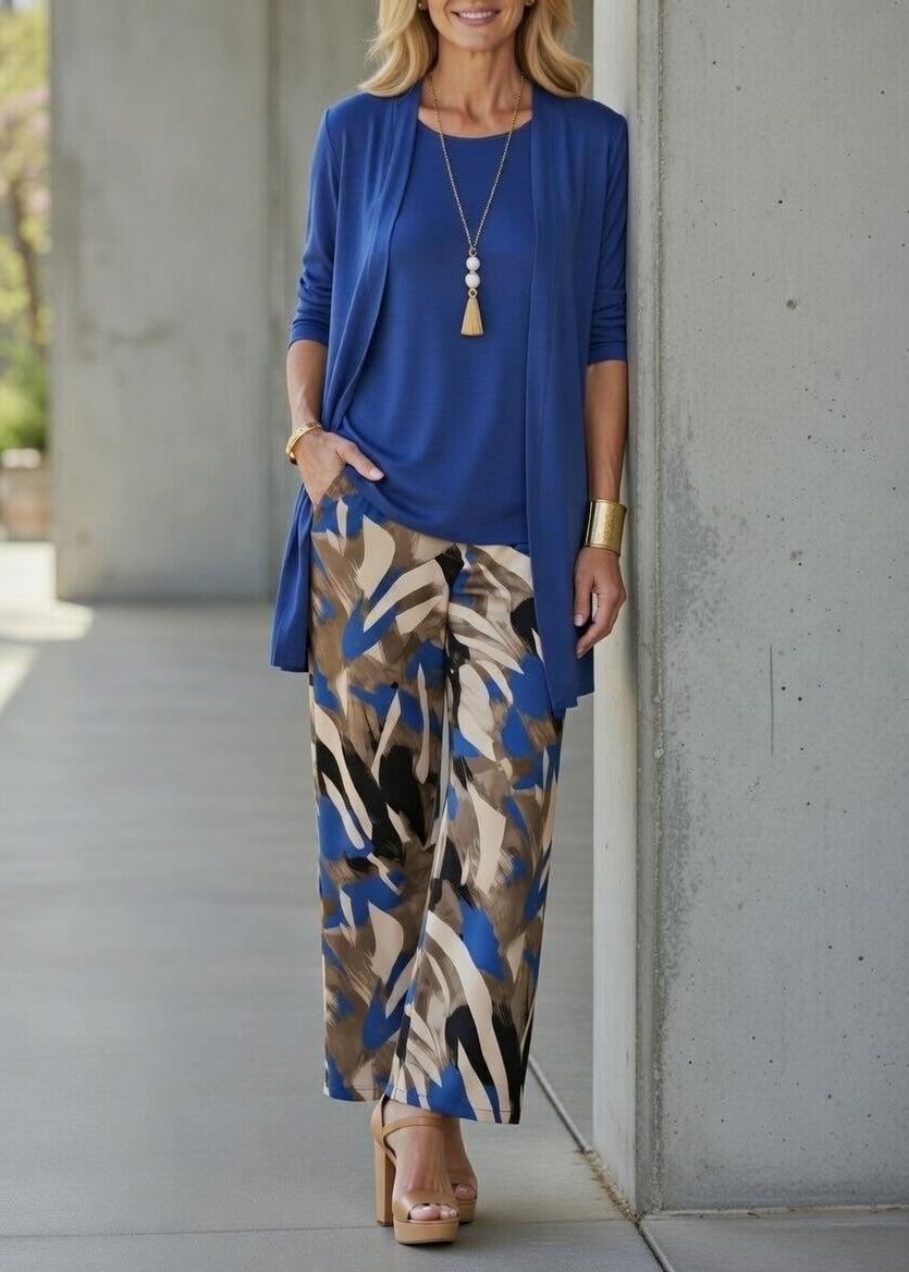 MILA | Conjunto con pantalón ancho