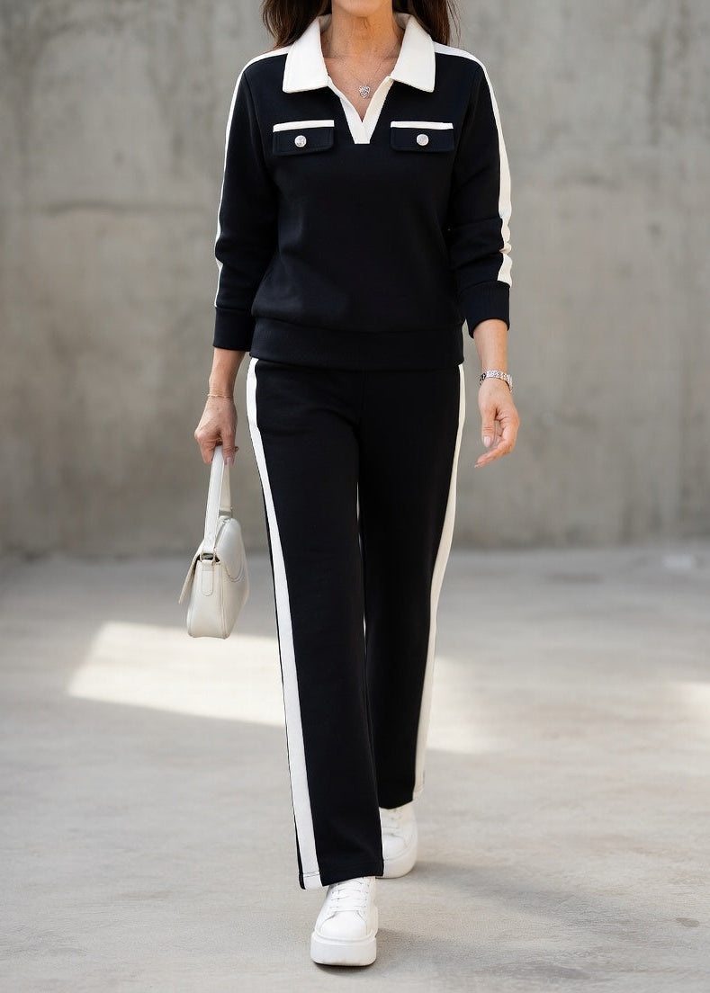 TARA | Conjunto con jersey de cuello