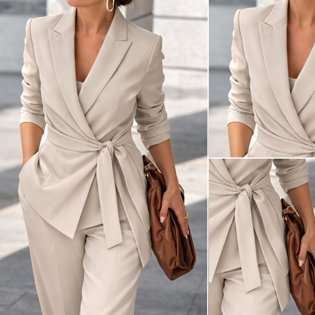 WERÓNICA | Traje con pantalón ancho