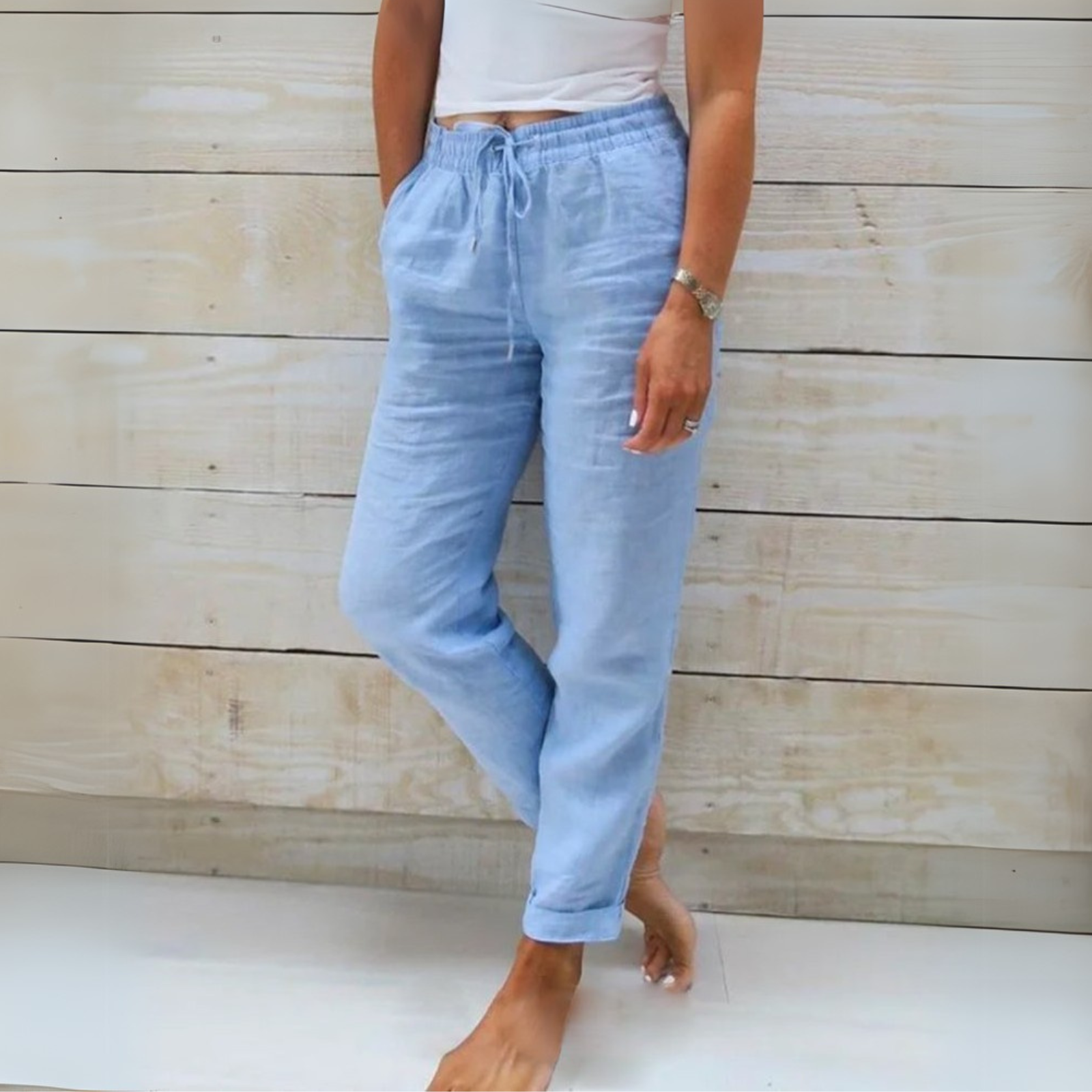 ALLISON | Pantalones con cinturilla elástica