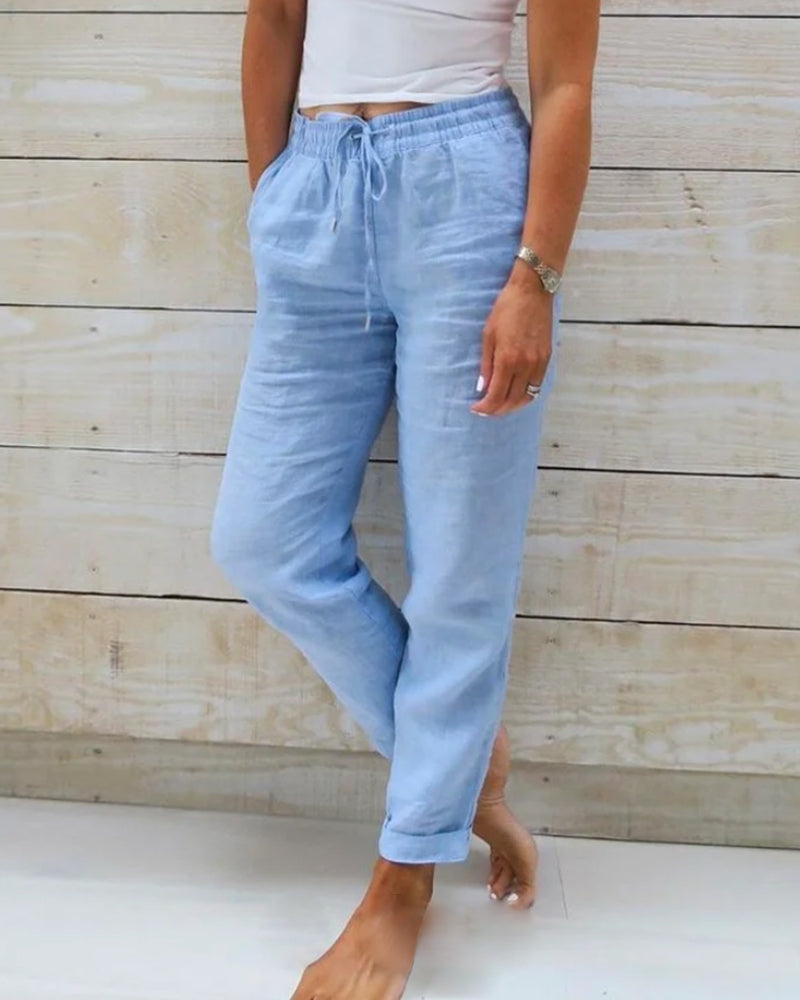ALLISON | Pantalones con cinturilla elástica