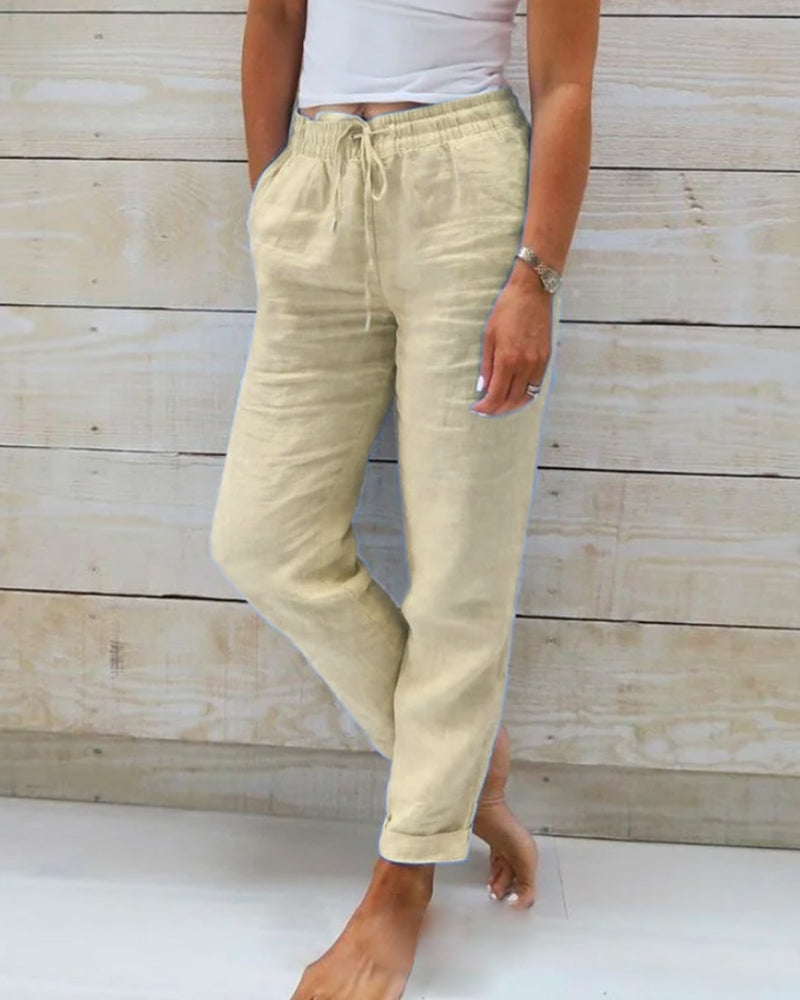 ALLISON | Pantalones con cinturilla elástica