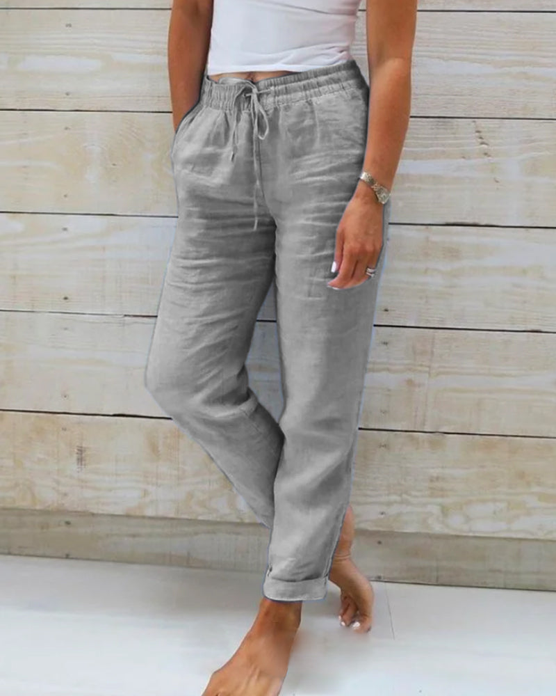 ALLISON | Pantalones con cinturilla elástica