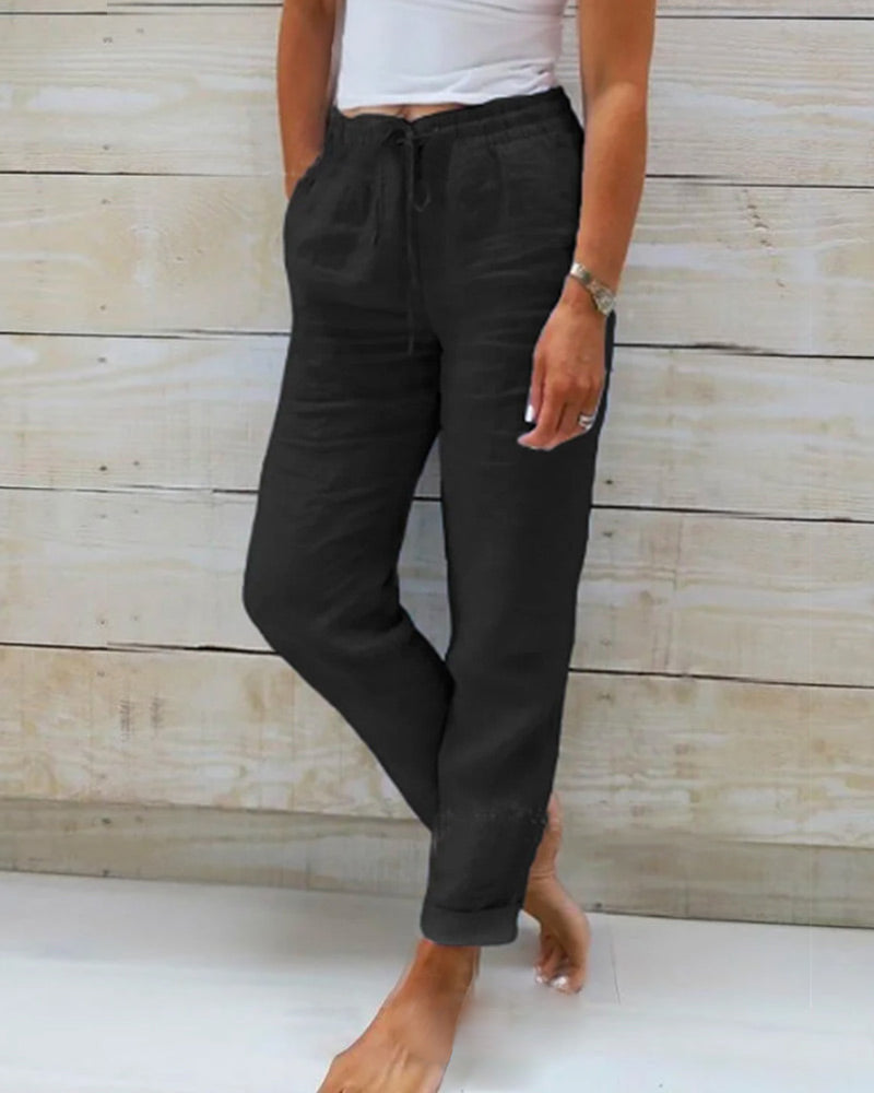ALLISON | Pantalones con cinturilla elástica