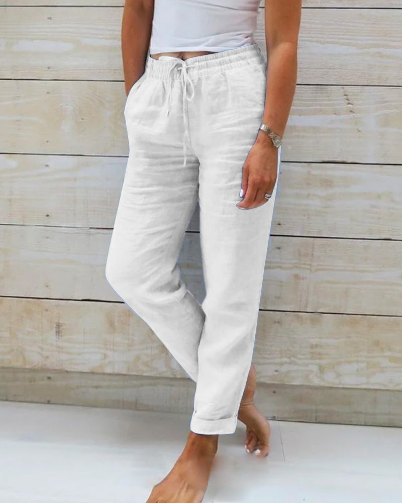 ALLISON | Pantalones con cinturilla elástica
