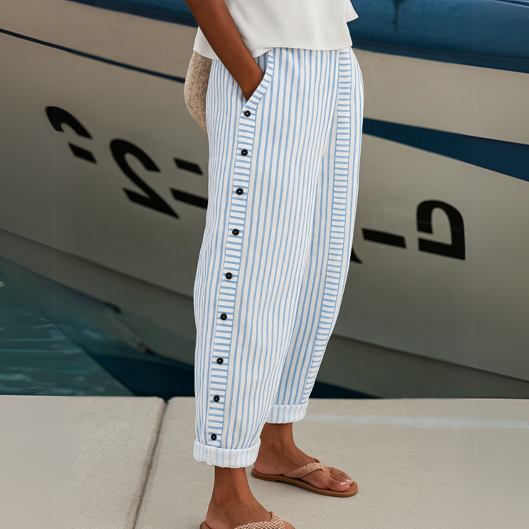 CAITLIN | Pantalones con rayas