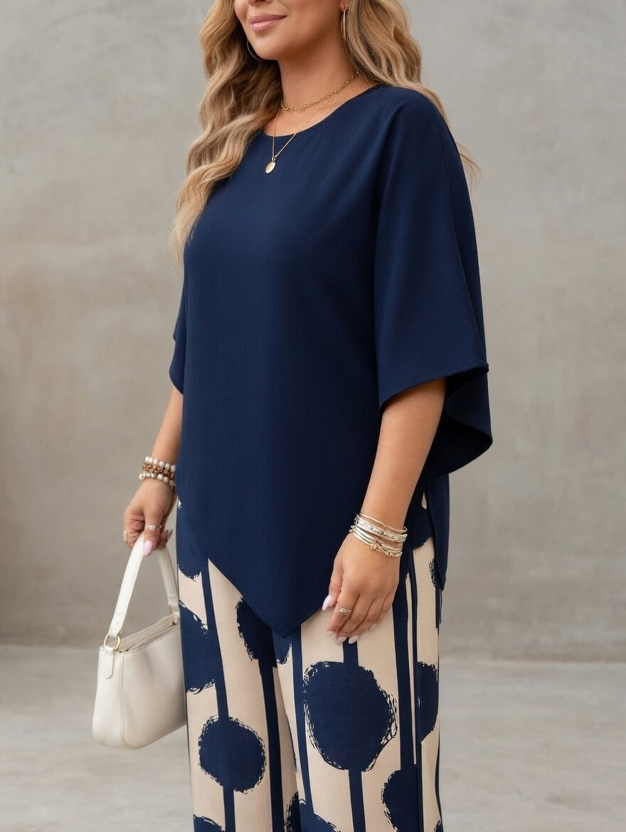 NYNA | Conjunto con pantalón ancho