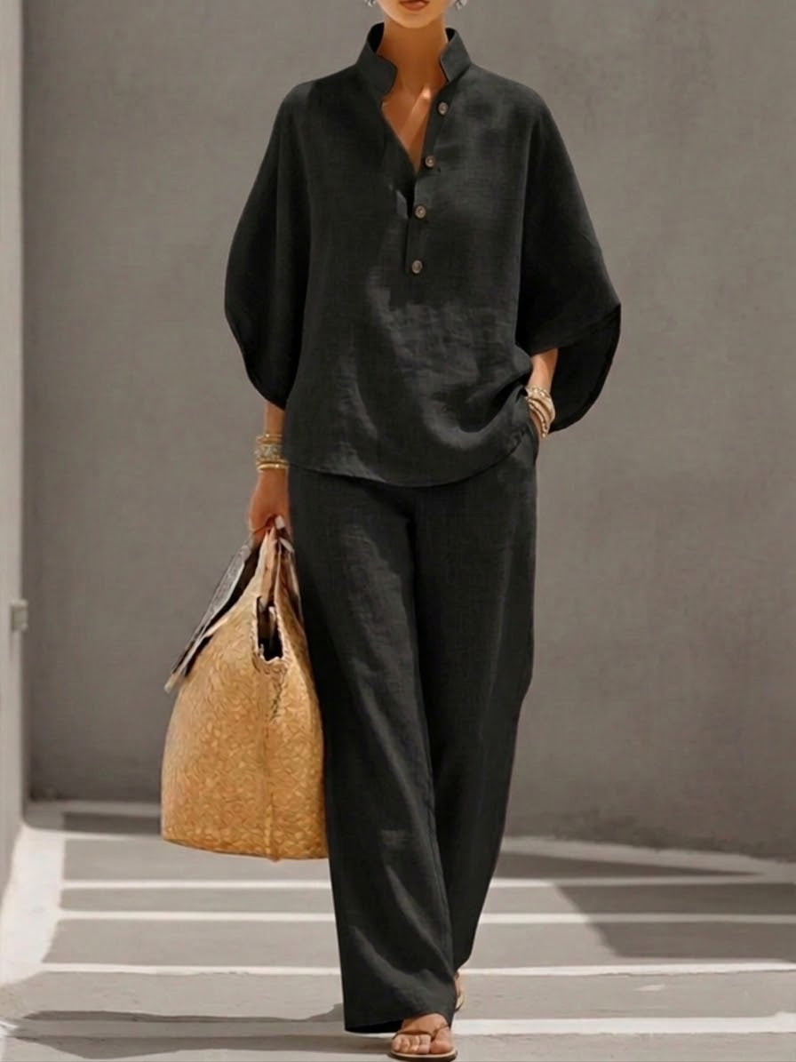 NEVA | Conjunto con pantalón ancho