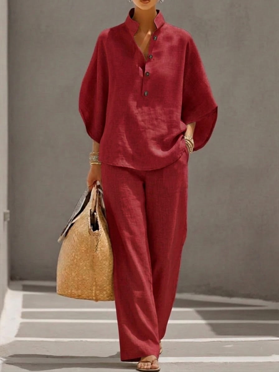 NEVA | Conjunto con pantalón ancho
