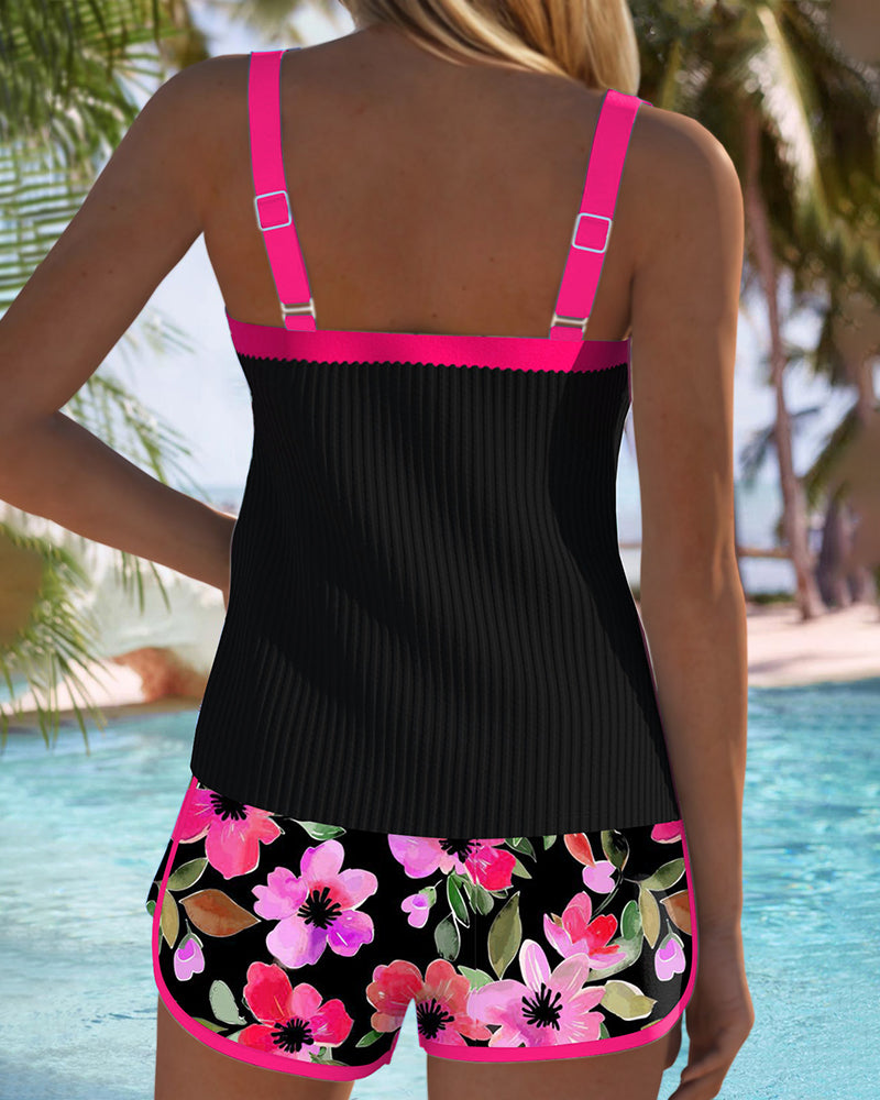 CARLA | Conjunto con top tankini elegante