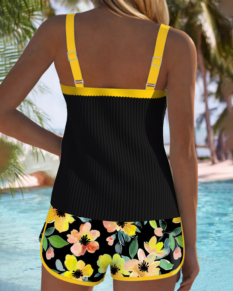 CARLA | Conjunto con top tankini elegante