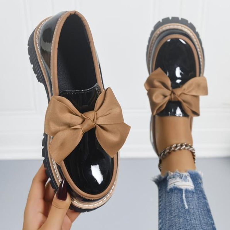 BONITA | Mocasines con lazo texturizado