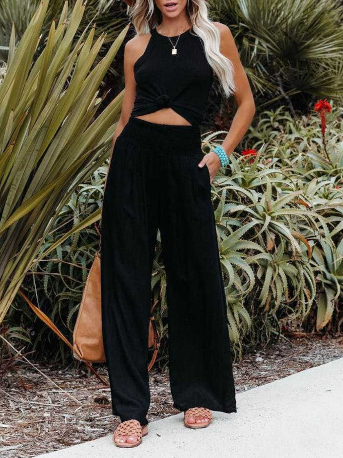CARLA | Pantalones con pierna ancha