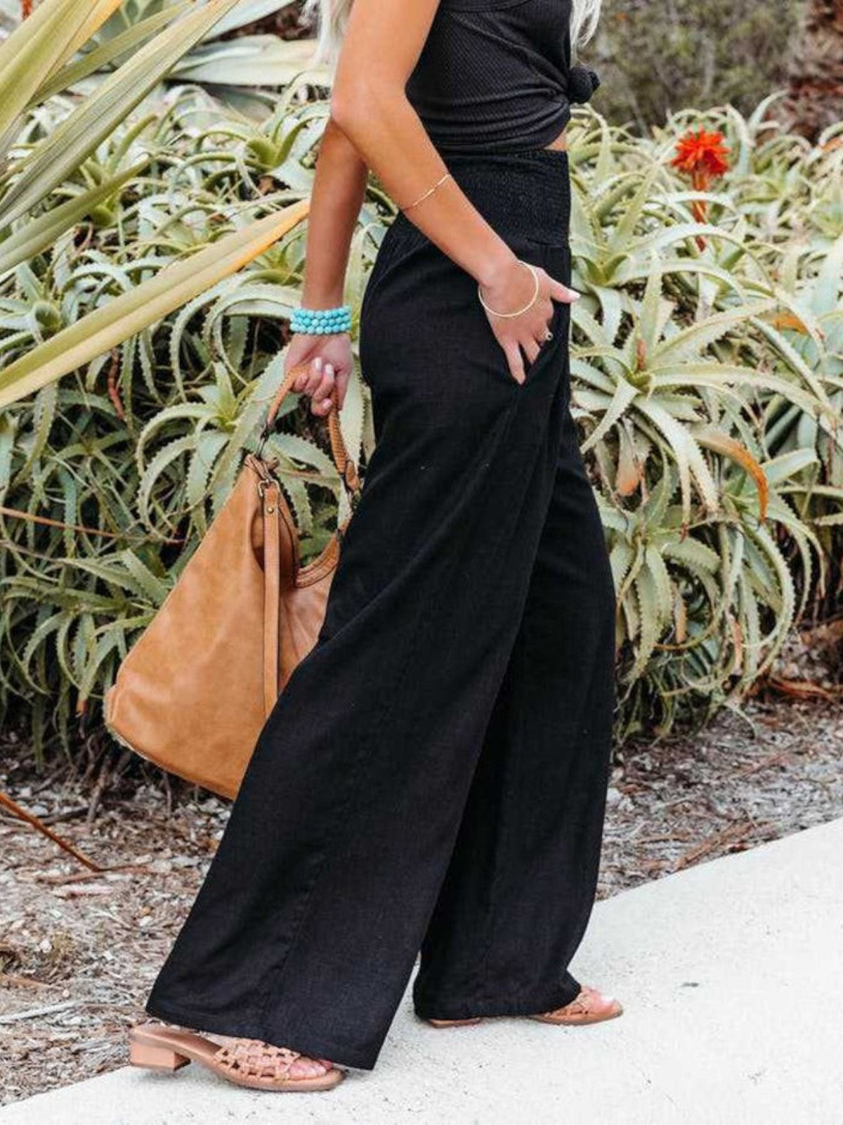 CARLA | Pantalones con pierna ancha