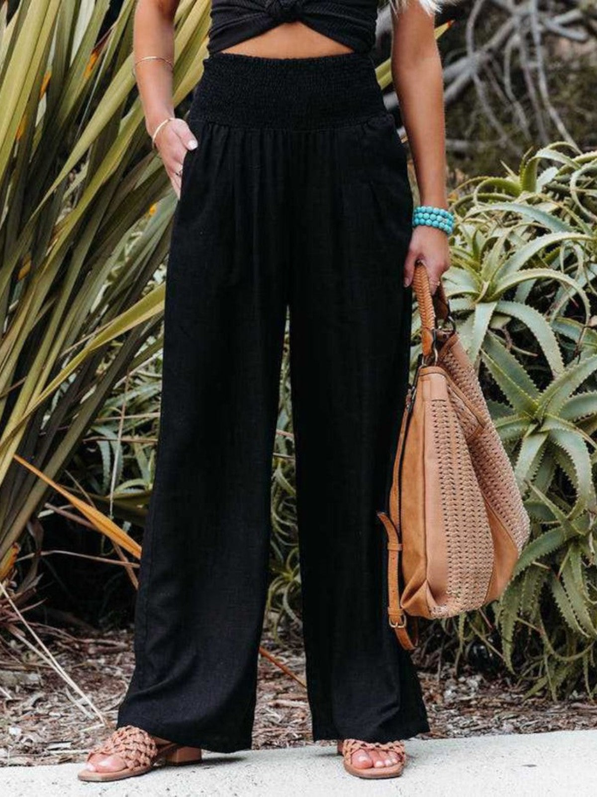 CARLA | Pantalones con pierna ancha
