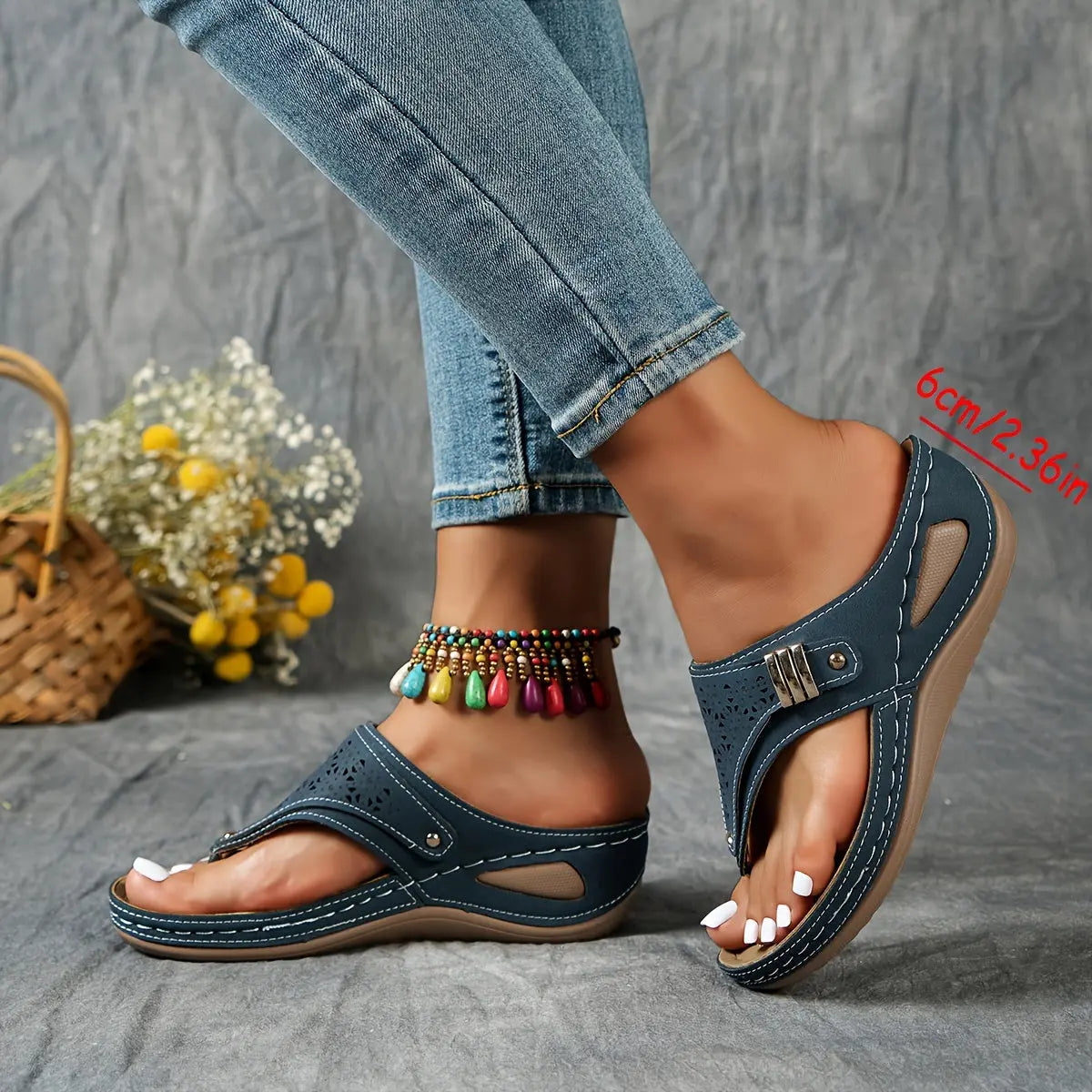 ELENA | Sandalias con tacón medio