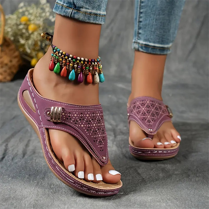 ELENA | Sandalias con tacón medio