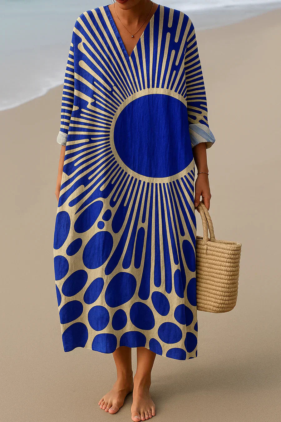 ELENA | Vestido midi estampado