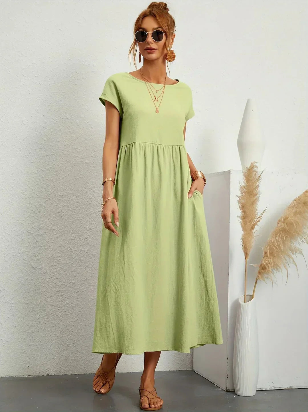 GABRIELLE | Vestido midi fluido