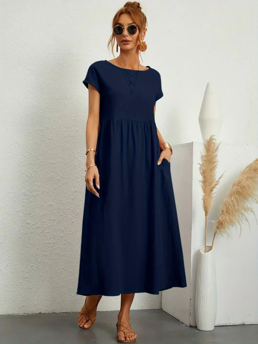 GABRIELLE | Vestido midi fluido