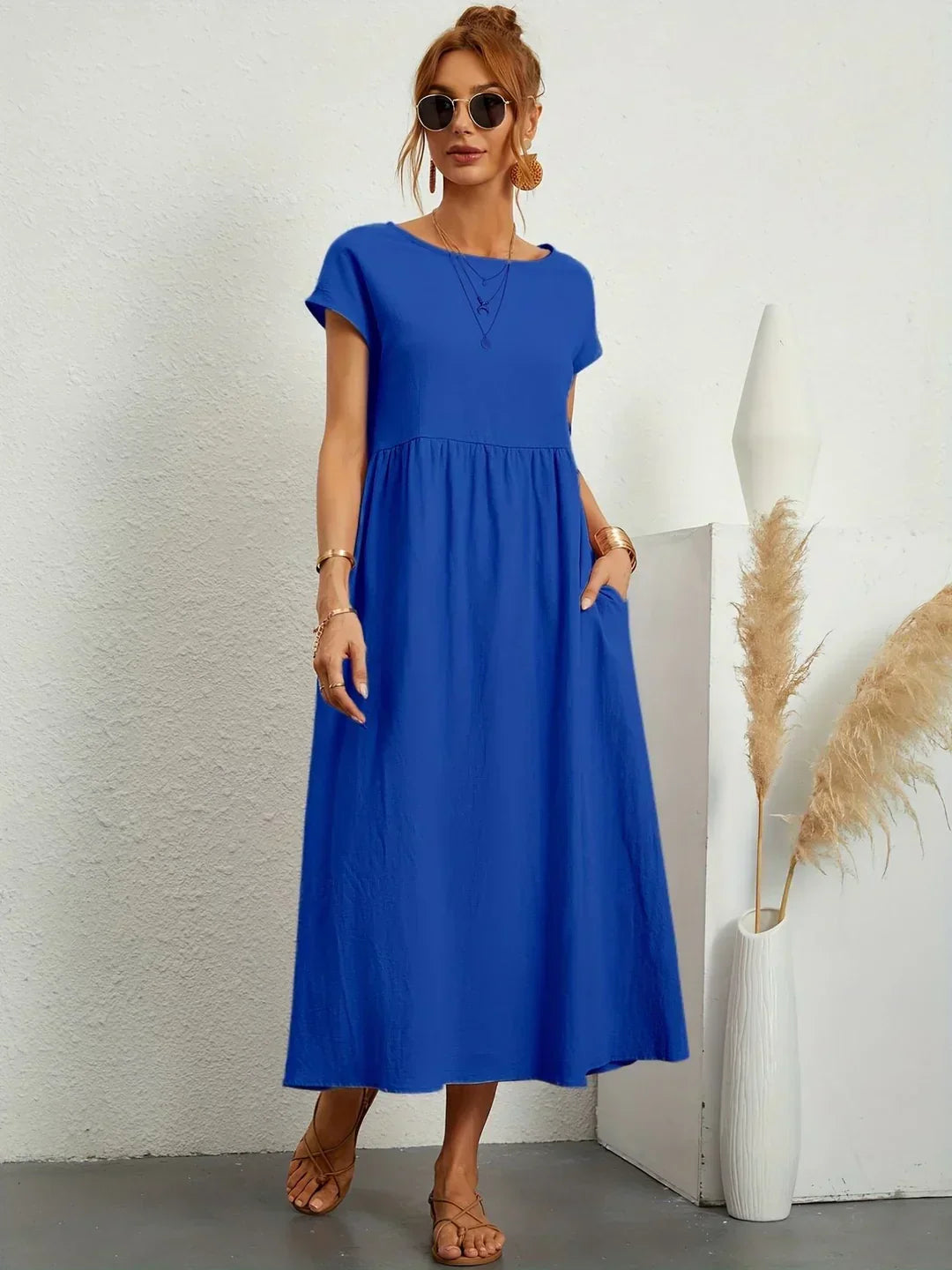 GABRIELLE | Vestido midi fluido