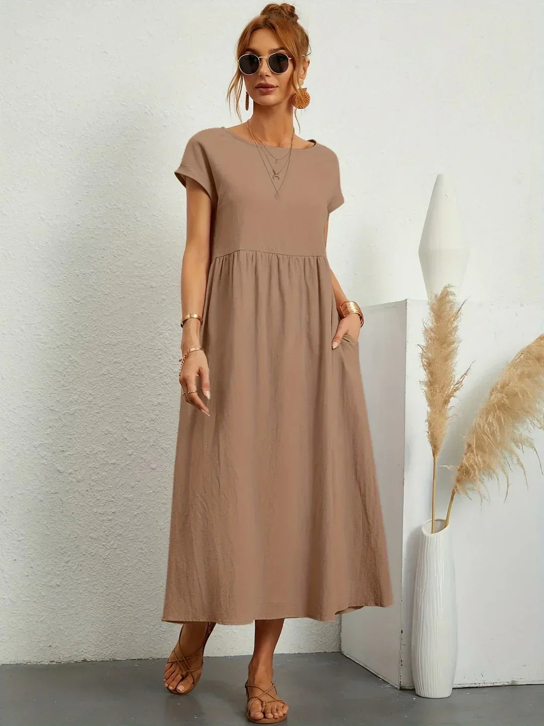 GABRIELLE | Vestido midi fluido