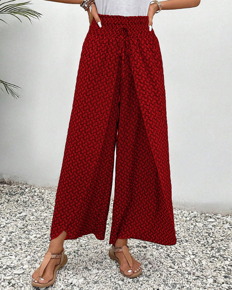 LUNARA | Pantalón con motivo geométrico