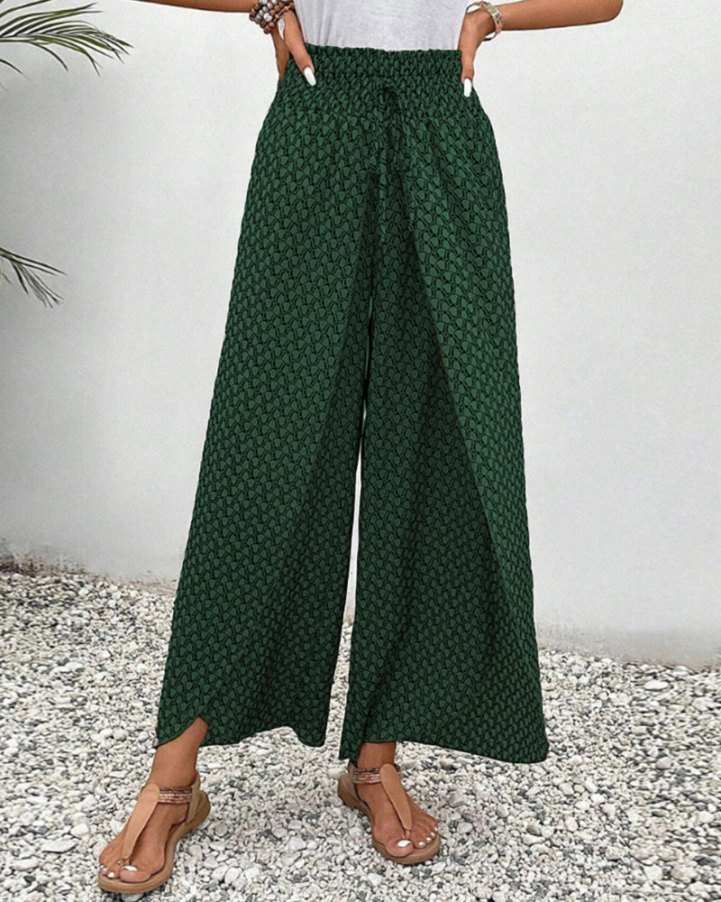 LUNARA | Pantalón con motivo geométrico