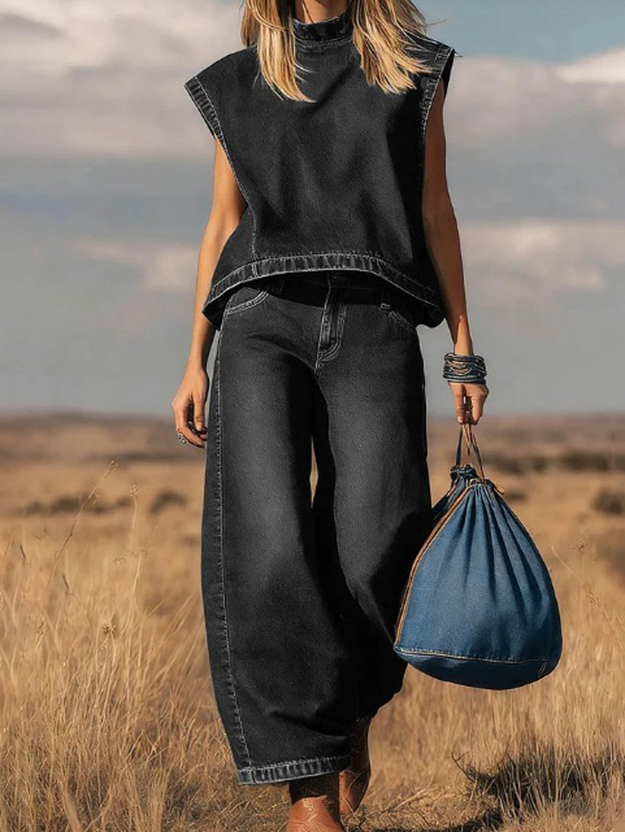 FE | Conjunto con pantalón ancho