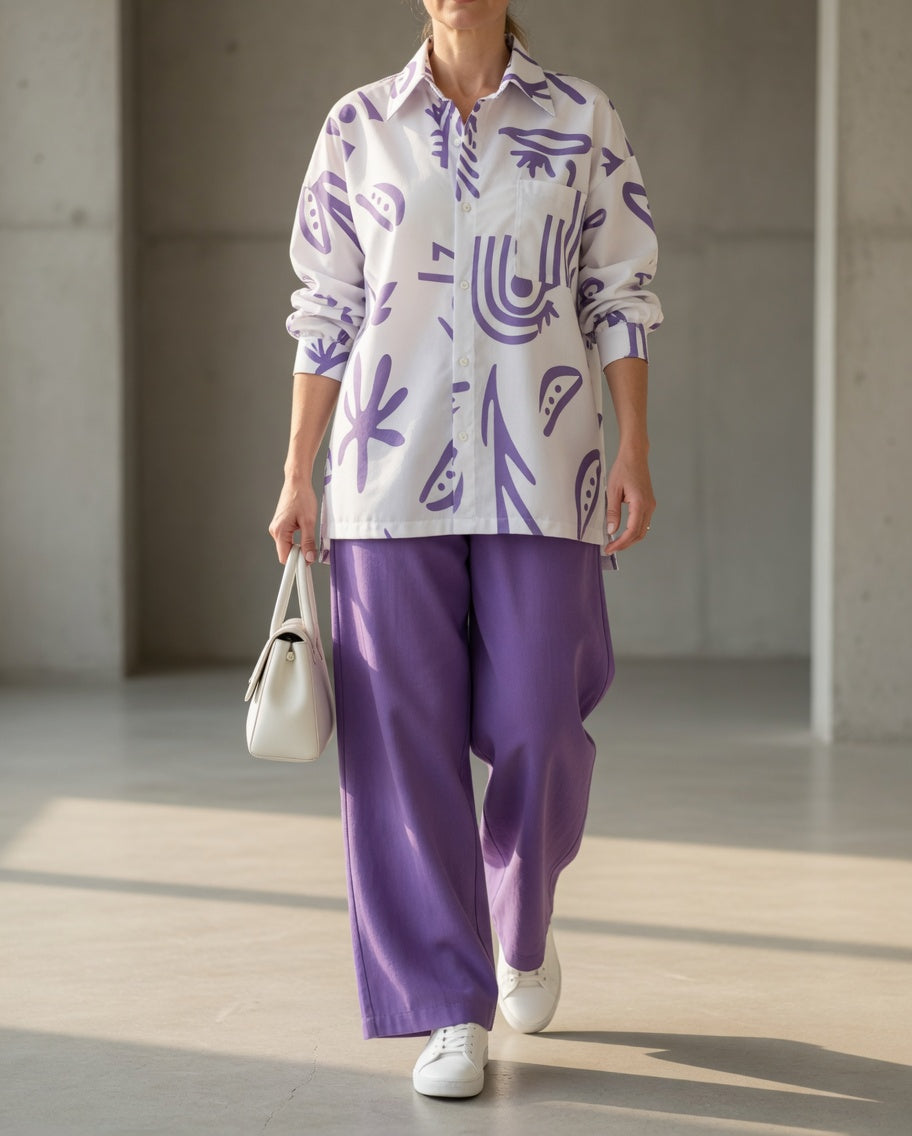 LELA | Conjunto con pantalón ancho
