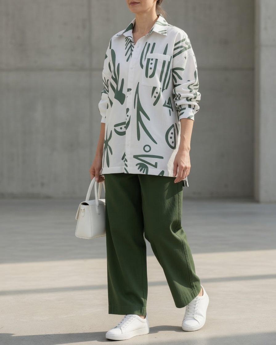 LELA | Conjunto con pantalón ancho