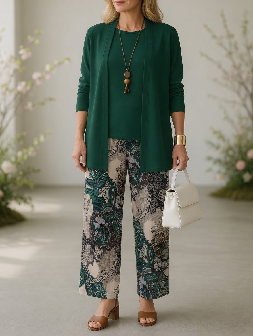 MAYTE | Conjunto con pantalones anchos
